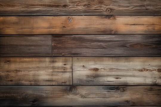 Textured Old Dark Wooden Boards with Gray and Brown Shades