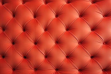 Coral Velvet Rhombus Sofa