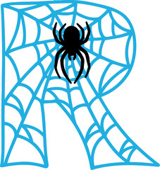 Cob Web Letter R