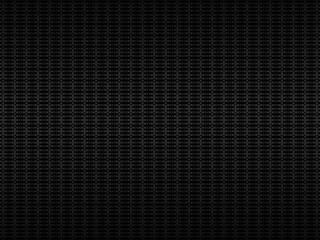 Black metal texture steel background. Perforated metal sheet.