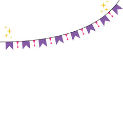 New Year Element Bunting