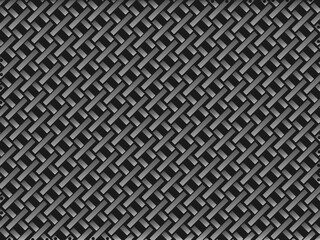 Black metal texture steel background. Perforated metal sheet.