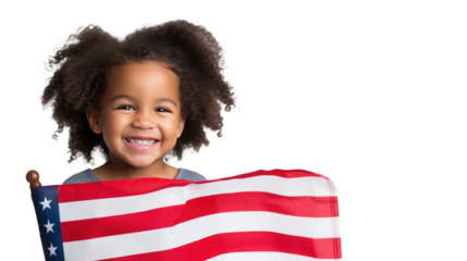 A black child in America, PNG File