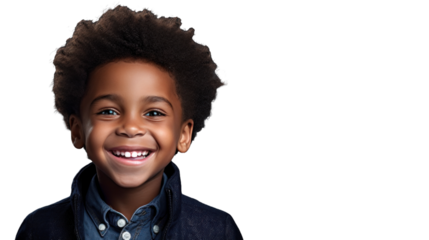 A black child in America, PNG File