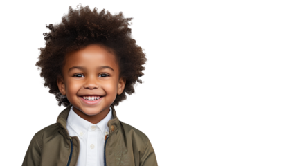 A black child in America, PNG File
