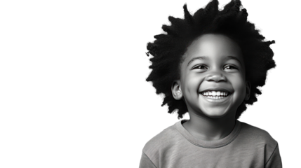 A black child in America, PNG File