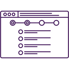 Obraz premium Order package tracking online service icon vector