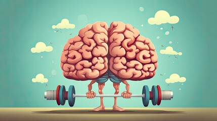 Brain lifting dumbbell