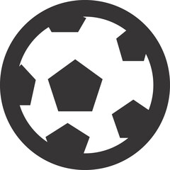 sport balls flat black vector 