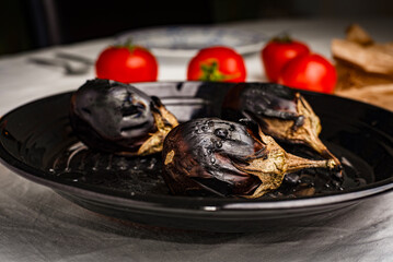 roasted eggplants