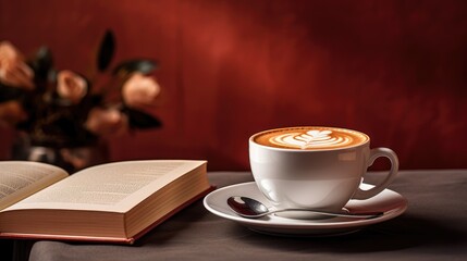 Cozy Moments: Find solace in a cup of coffee and a book on a sofa against your tranquil escape.