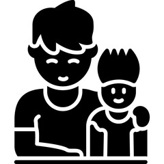 Father and Son Icon