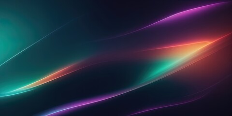 Fototapeta premium Abstract background with glowing lines in blue, purple and pink colors.