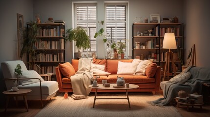 cozy living area showing signs of daily life and activity