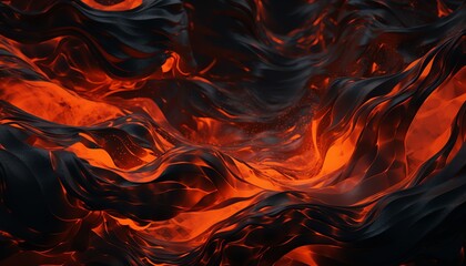 Wavy pattern inspired by the flow of molten lava. wavy abstract background
