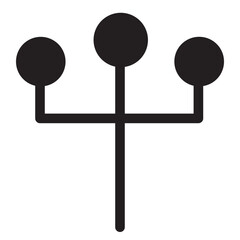 Street Lamp   Solid Icon