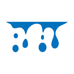 Water drops icon vector. Water illustration sign. Spray symbol. Ocean logo. Sea mark.