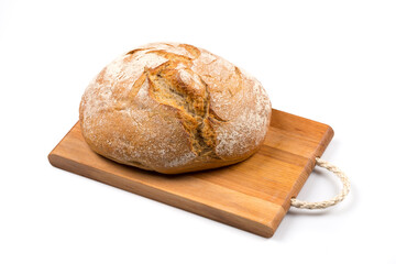 Various of bread on cutting board