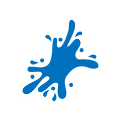 Water drops icon vector. Water illustration sign. Spray symbol. Ocean logo. Sea mark.