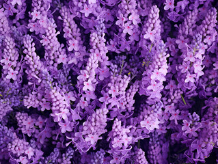 Fototapeta premium Close up of lavender flowers in a field