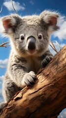 A Koala , wallpaper for mobile pictures, Background HD