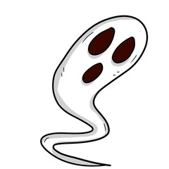 Ghost vector work used for the halloween festival.