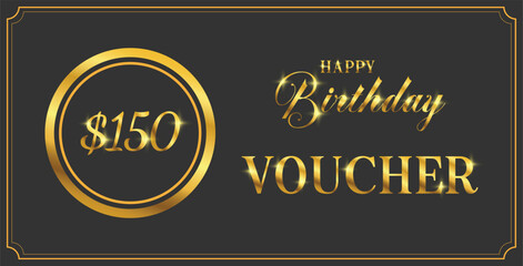 Luxury birthday voucher