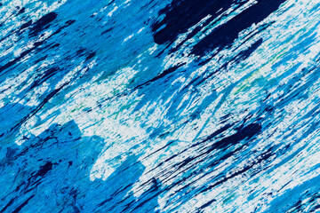 Blue paint texture background blue color