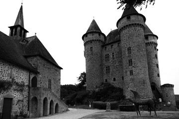 Fototapeta na wymiar Château de Val Bort les Orgues
