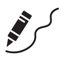 Crayon  Solid Icon