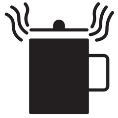 Hot Water  Solid Icon