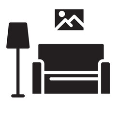 Family Room  Solid Icon