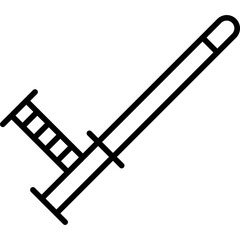 
17 - Police Stick Line Icon