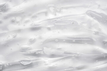 Transparent clear liquid serum gel cosmetic texture background - obrazy, fototapety, plakaty
