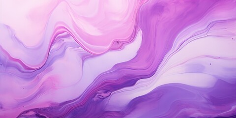 Abstract marbling oil acrylic paint background illustration art wallpaper - Purple pink color with liquid fluid marbled paper texture banner painting texture