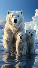 Polar bear , wallpaper for mobile pictures, Background HD