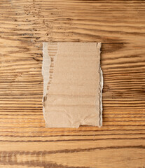 Cardboard Pieces Textured Background, Carton Piece with Copy Space, Ripped Kraft Paper Wallpaper