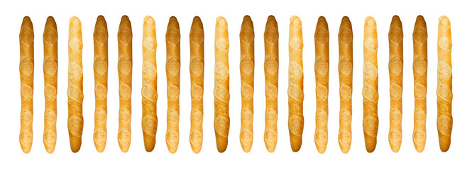 French Baguette Isolated