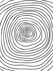 Vector spiral black and white lines background