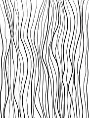 Vector vertical flowing black and white lines background