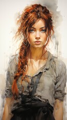 Fototapeta premium Woman , wallpaper for mobile pictures, Background HD