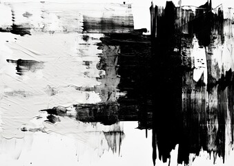 a black and white drawing of some graphic designs, in the style of impressionist brush strokes