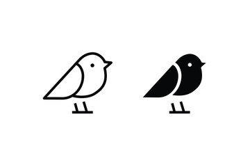 bird, peace icon. bird, pets, vet and veterinary, Animal icons button, vector, sign, symbol, logo, illustration, editable stroke, flat design style isolated on white