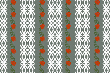 Beautiful Ethnic abstract ikat art. Seamless Kasuri pattern in tribal,folk embroidery,and Mexican style.Aztec geometric art ornament print.Design for carpet,wallpaper, clothing,wrapping,fabric,cover