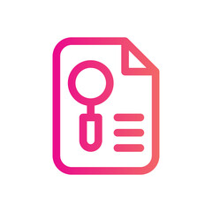 audit gradient icon