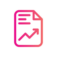business report gradient icon