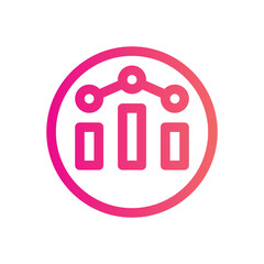 chart gradient icon