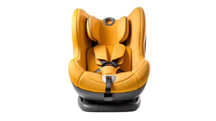 Baby Car Seat. Isolated on Transparent background.