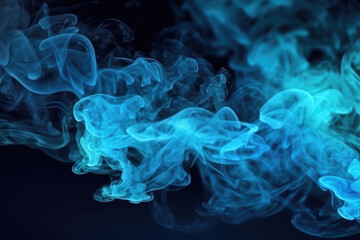 Close-up image of smoke on black background. This versatile image can be used in various projects and designs.