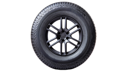 Car Tire. Isolated on Transparent background.